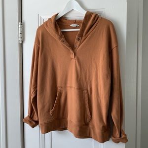 AMERICAN EAGLE HENLEY HOODIE
